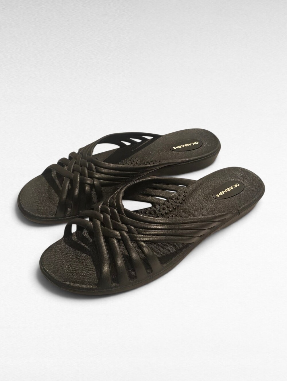 Okabashi Venice Sandals Black Size ML 8 - 9